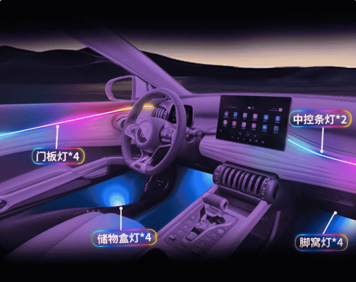 Đèn nội thất BYD Atto 3